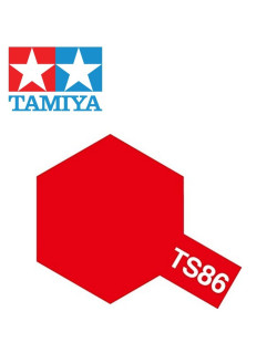 Bombe de peinture TS86 Rouge brillant 100 ml Tamiya 85086 - Maketis