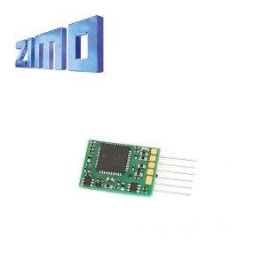 Décodeur miniature Zimo MX617 DCC 6 fonctions 6 broches NEM651 MX617N - Maketis