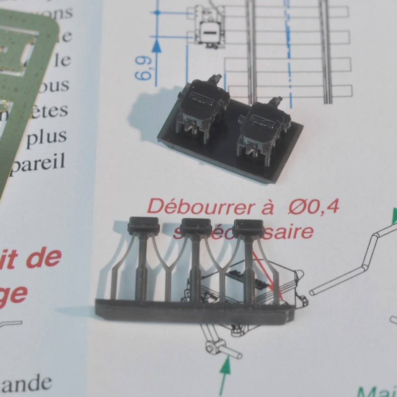 Alsthom needle motor H0 Decapod 3460 - Maketis