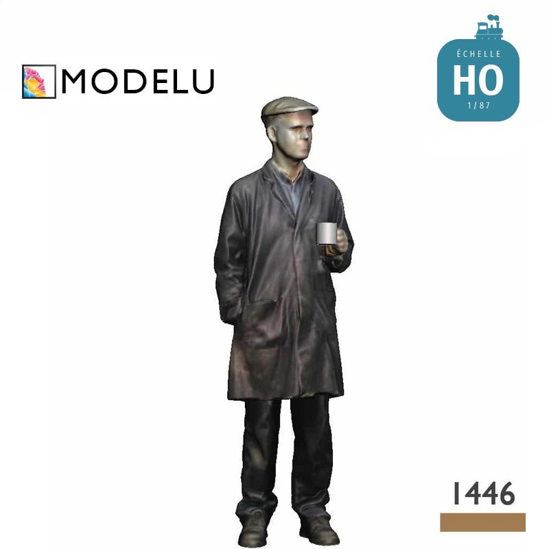 Contremaitre avec du thé HO Modelu 1446-087 - Maketis