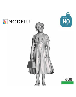 Dame style années 50 HO Modelu 1600-087 - Maketis