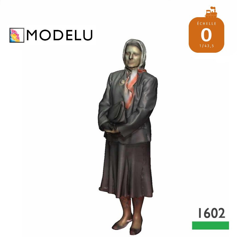 Femme portant un foulard O Modelu 1602-043 - Maketis
