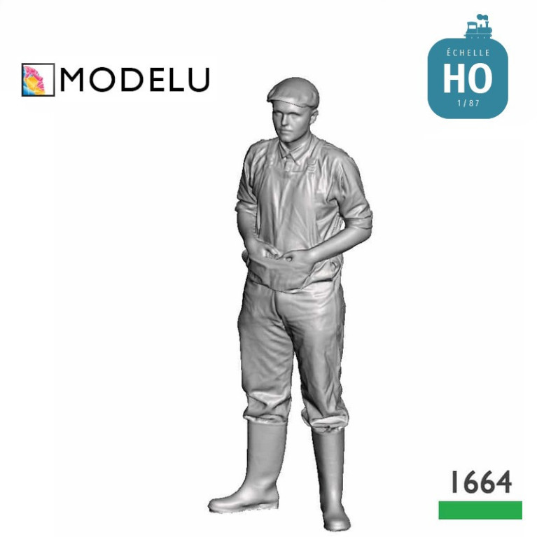Ouvrier agricole HO Modelu 1664-087 - Maketis