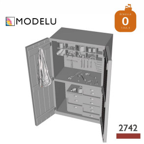 Armoire à outils ouverte O Modelu 2742-043 - Maketis