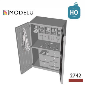Armoire à outils ouverte HO Modelu 2742-087 - Maketis