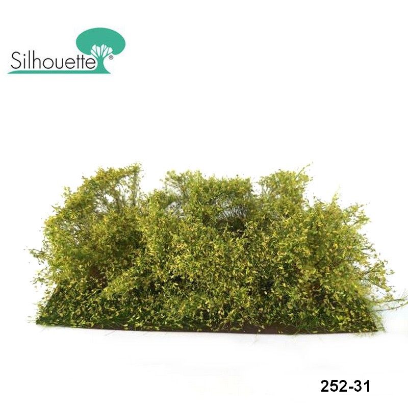 Set buissons de sous-bois vert printemps Profiline Silhouette 252-31 - Maketis