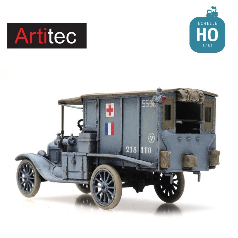 Ambulance militaire T-Ford Armée de Terre WWI HO Artitec 6870309