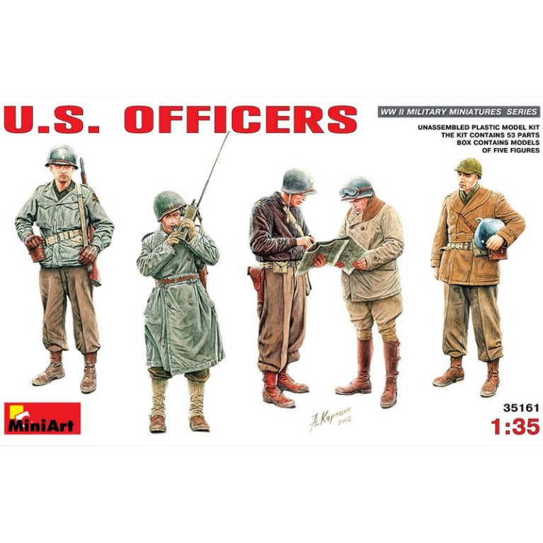 Officiers américains U.S. WWII 1/35 MiniArt 35161