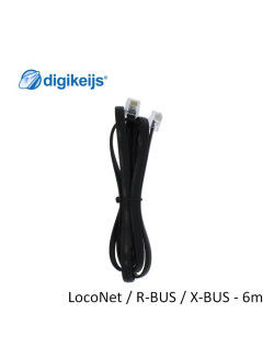 Câble RJ12 pour LocoNet - 6m Digikeijs DR60891