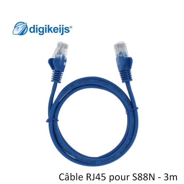 Câble RJ45 pour S88N - 3m Digikeijs DR60883 - MAKETIS