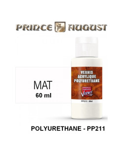 Vernis Mat 60 ml Prince August Polyurethane PP211