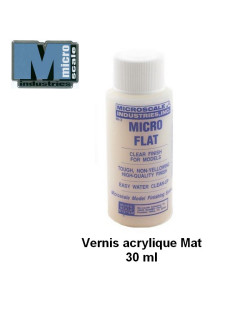 MICRO COAT FLAT (vernis acrylique mat) 30 ml