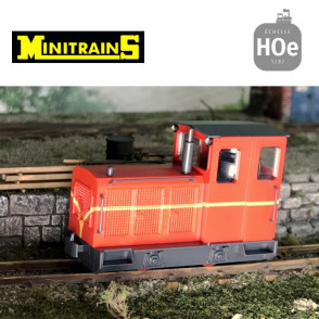 Locomotive diesel Schöma rouge HOe Minitrains 2081
