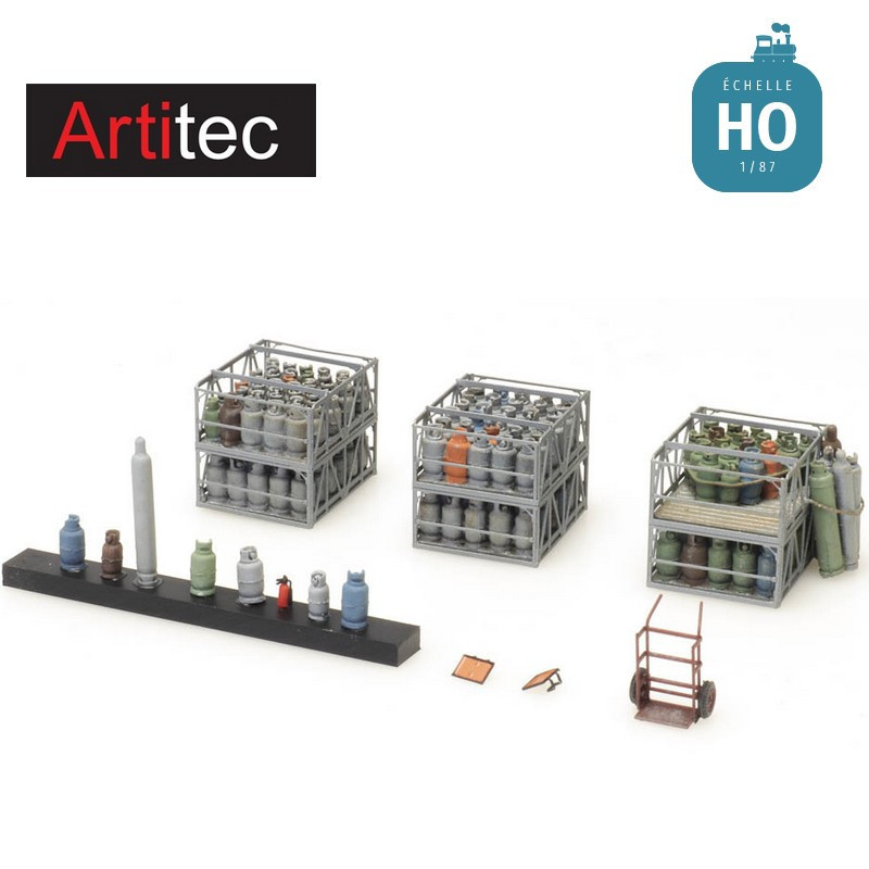 Chargement de bouteilles de gaz HO Artitec 487.801.81- Maketis