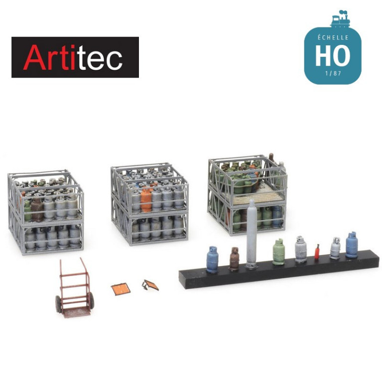 Chargement de bouteilles de gaz HO Artitec 487.801.81- Maketis