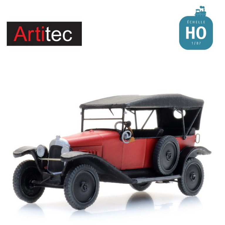 Citroën type A "Torpedo" rouge HO Artitec 387.480 - Maketis Citroën type A "Torpedo" rouge HO Artitec 387.480 - Maketis