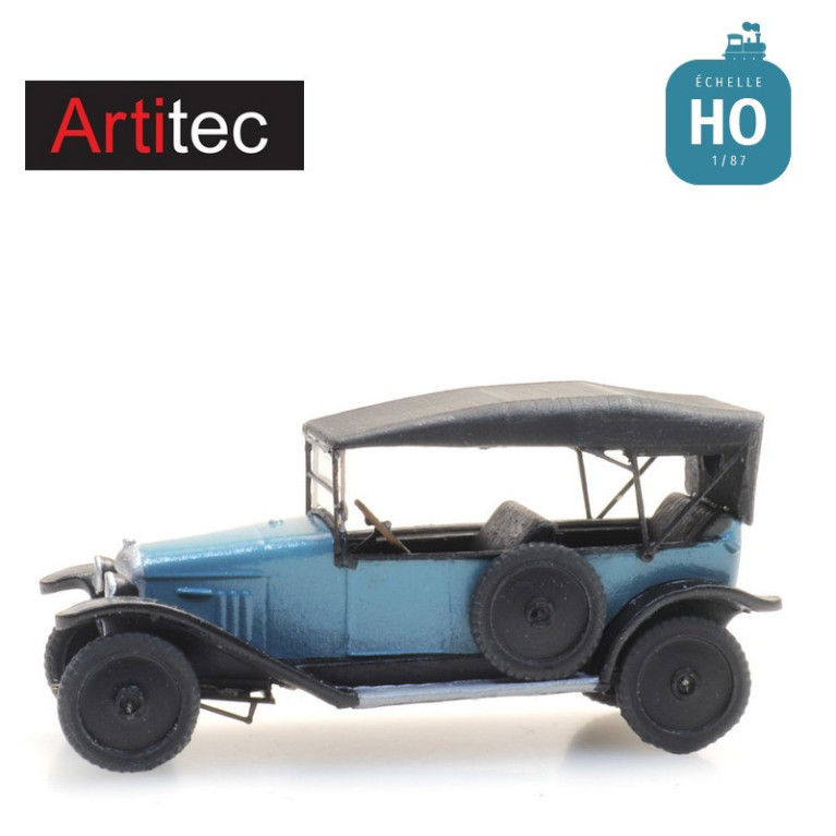 Citroën type A "Torpedo" bleu HO Artitec 387.481 - Maketis Citroën type A "Torpedo" bleu HO Artitec 387.481 - Maketis