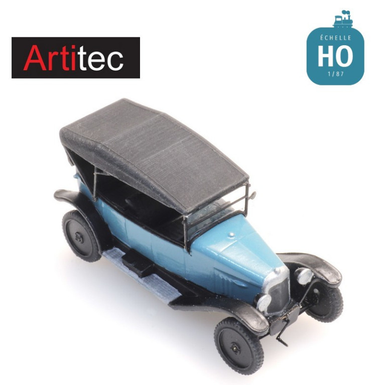 Citroën type A "Torpedo" bleu HO Artitec 387.481 - Maketis