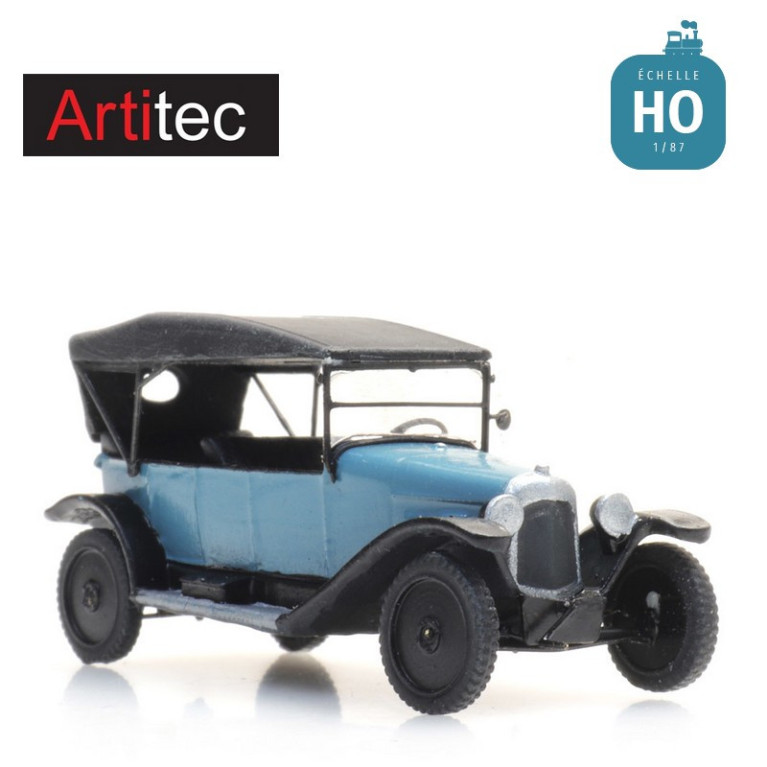 Citroën type A "Torpedo" bleu HO Artitec 387.481 - Maketis Citroën type A "Torpedo" bleu HO Artitec 387.481 - Maketis