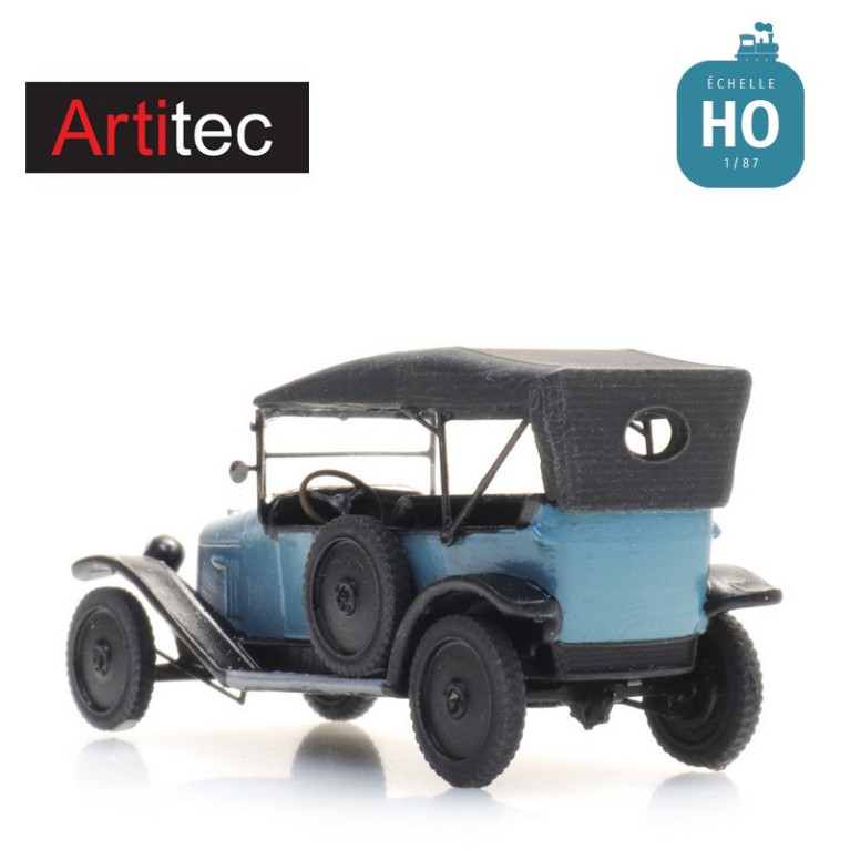 Citroën type A "Torpedo" bleu HO Artitec 387.481 - Maketis