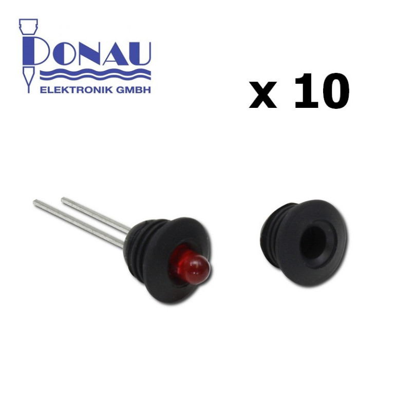 Support LED 3mm pour TCO (10 pièces) Donau 3SC/10 - Maketis Support LED 3mm pour TCO (10 pièces) Donau 3SC/10 - Maketis