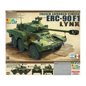 Chasseur de char armée française AMX-10RCR 1/35 Tigermodel 4602-Maketis