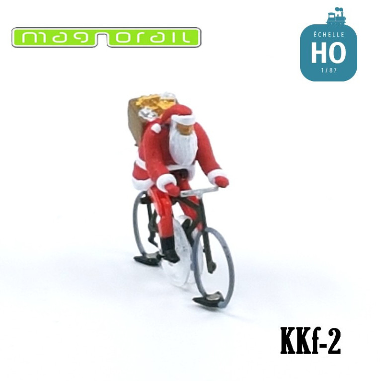 Père Noël (nouvelle version) HO prêt à rouler pour système Magnorail KKf-2