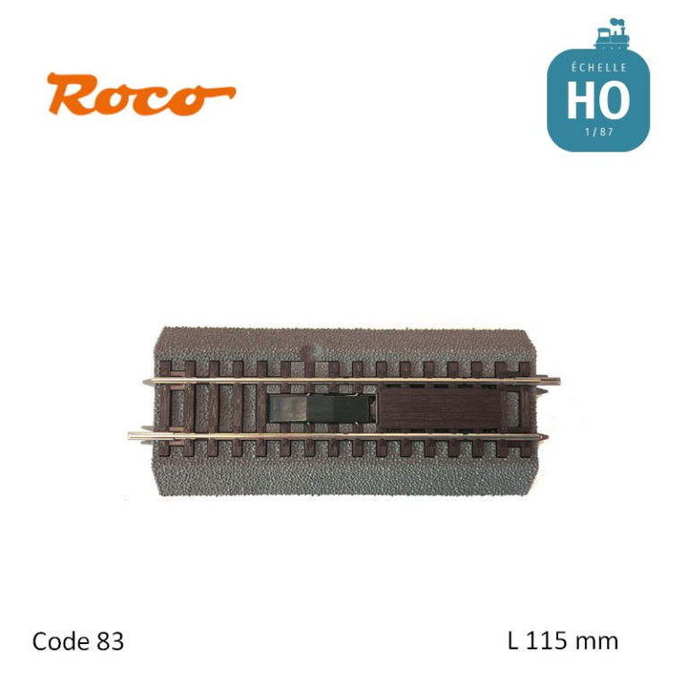 Dételeur électromagnétique G½ 115 mm Roco-Line ballastée Code 83 HO 42519 - Maketis
