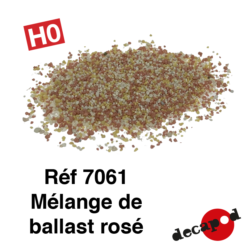 Mélange de ballast rosé 500 ml HO Decapod 7061-Maketis