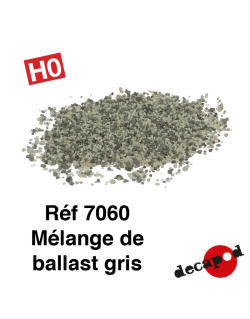 Mélange de ballast gris 500 ml HO Decapod 7060-Maketis