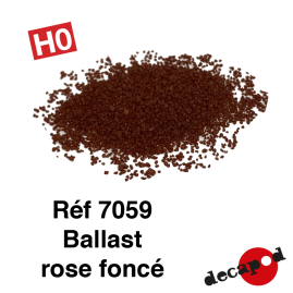 Ballast rose foncé 500 ml HO Decapod 7059-Maketis