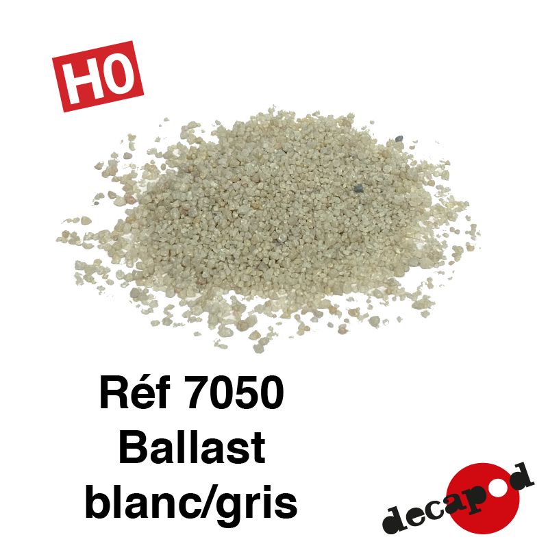 Ballast blanc/gris 500 ml HO Decapod 7050-Maketis