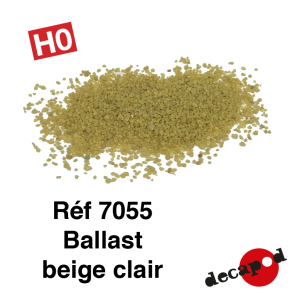 Ballast beige clair 500 ml HO Decapod 7055-Maketis