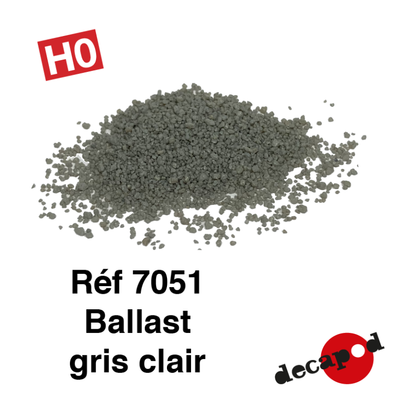 Ballast gris clair 500 ml HO Decapod 7051-Maketis