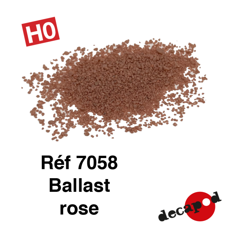 Ballast rose 500 ml HO Decapod 7058-Maketis Ballast rose 500 ml HO Decapod 7058-Maketis