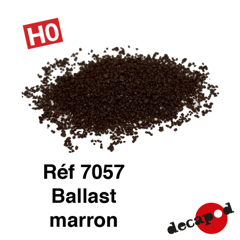 Ballast marron 500 ml HO Decapod 7057-Maketis Ballast marron 500 ml HO Decapod 7057-Maketis