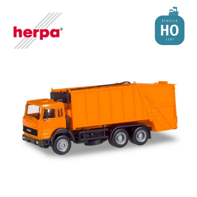 Camion Iveco Turbo Benne à ordures ménagères Herpa 309530-Maketis