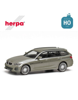 BMW Alpina B3 Touring gris métallisé HO Herpa 430906 - Maketis