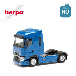 Tracteur Renault T bleu gentiane HO Herpa 310628-002-Maketis