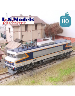 Locomotive BB10004 livrée Grise Argent / Bleue TEN Ep IV SNCF Digital son HO LS Models 10488S - Maketis