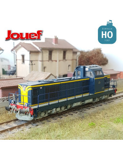 Locomotive Diesel BB 66047 SNCF Bleu/jaune EP III Digital son HO Jouef HJ2392S - Maketis