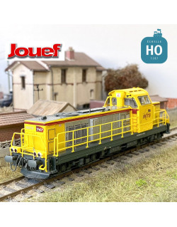 Locomotive Diesel BB 669126 SNCF infra Jaune EP VI Digital son HO Jouef HJ2393S - Maketis