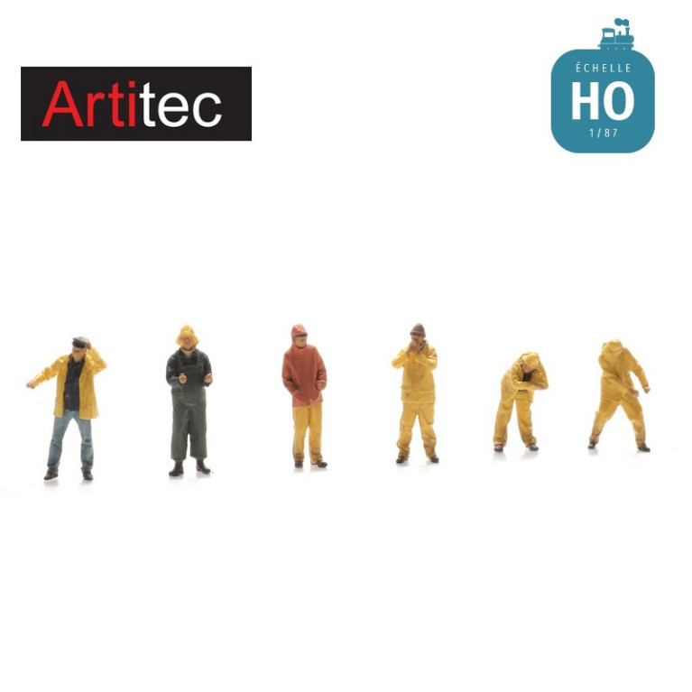 Matelots en mer (6 pcs) HO Artitec 5870008-Maketis Matelots en mer (6 pcs) HO Artitec 5870008-Maketis
