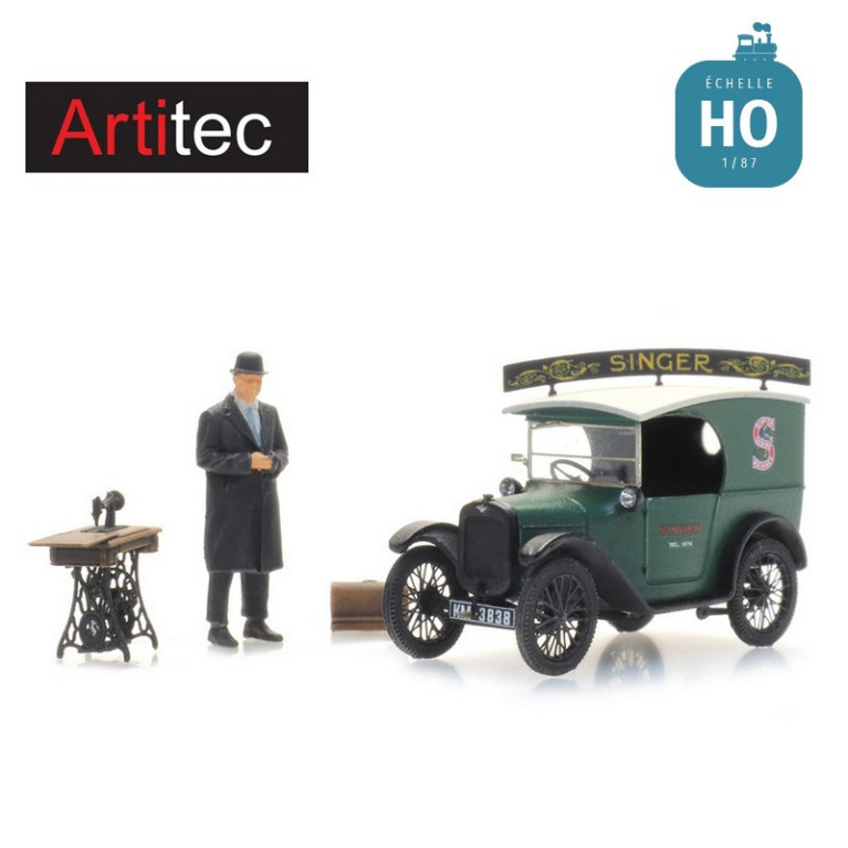 Austin 7 Van Singer + vendeur HO 387.531 - Maketis