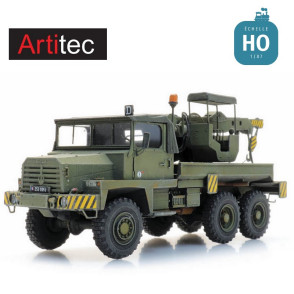 Camion grue militaire Berliet en Kit HO Artitec 1870175 - Maketis