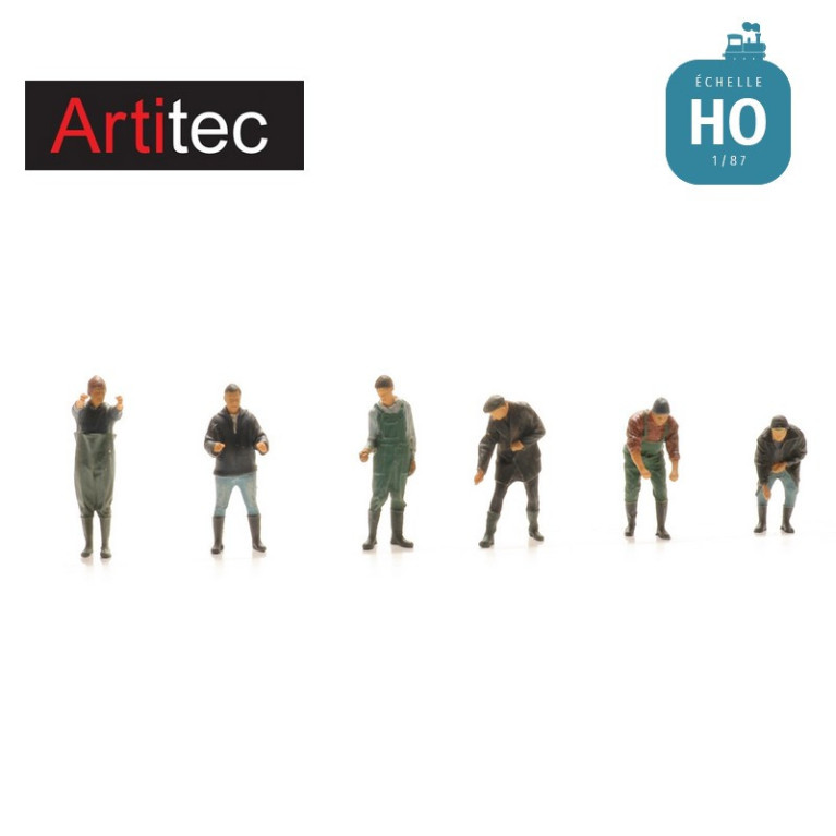Matelots au port de pêche (6 pcs) en Kit HO Artitec 7875001 - Maketis Matelots au port de pêche (6 pcs) en Kit HO Artitec 7875001 - Maketis