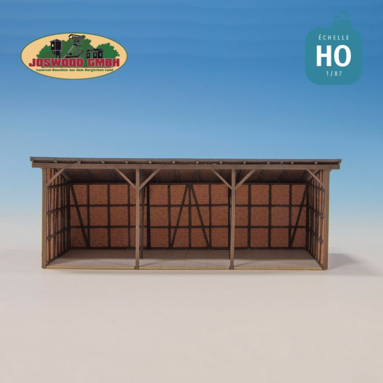 Abri en briques HO Joswood 23019 - Maketis Abri en briques HO Joswood 23019 - Maketis