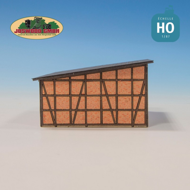 Abri en briques HO Joswood 23019 - Maketis Abri en briques HO Joswood 23019 - Maketis