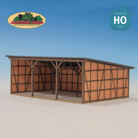 Abri en briques HO Joswood 23019 - Maketis Abri en briques HO Joswood 23019 - Maketis