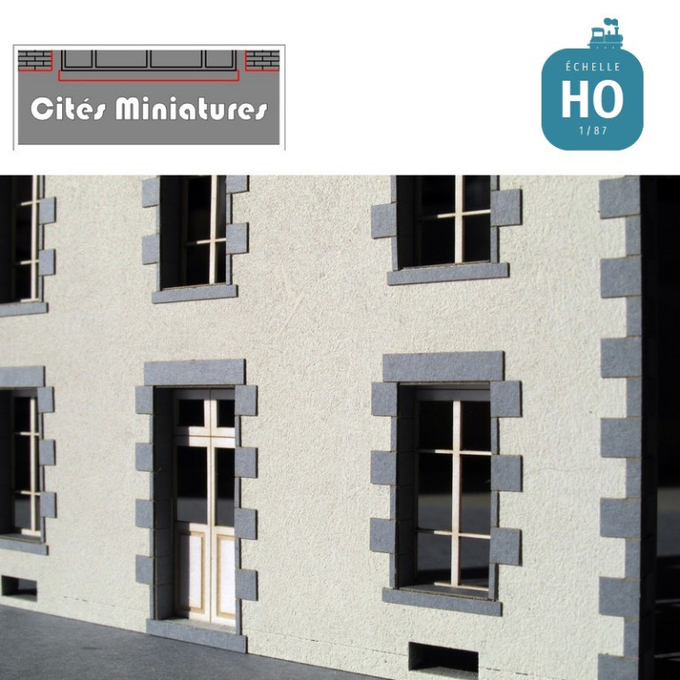 Moulures d’encadrements en pierres HO Cités miniatures ED-073-2-HO - Maketis